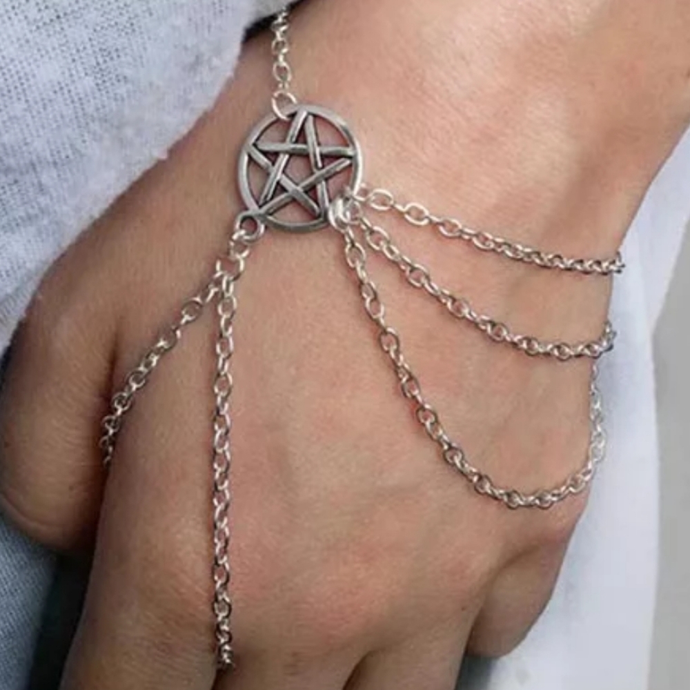 *Roro* Pentacle Attached Bracelet - Picture 3 of 5